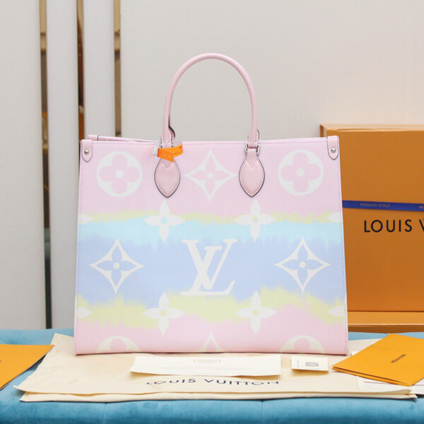 2020SS超限定で争奪戦 ルイヴィトン オンザゴー 偽物 ESCALE M45119 LV エスカル